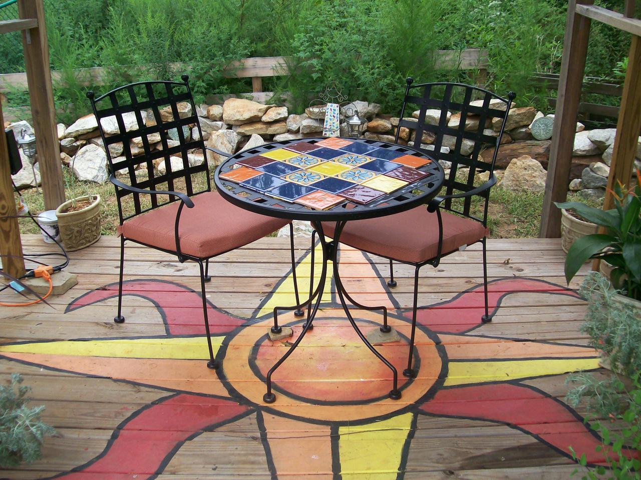 Deck Painting Ideas Outdoor Spaces Patio Ideas, Decks & Gardens HGTV