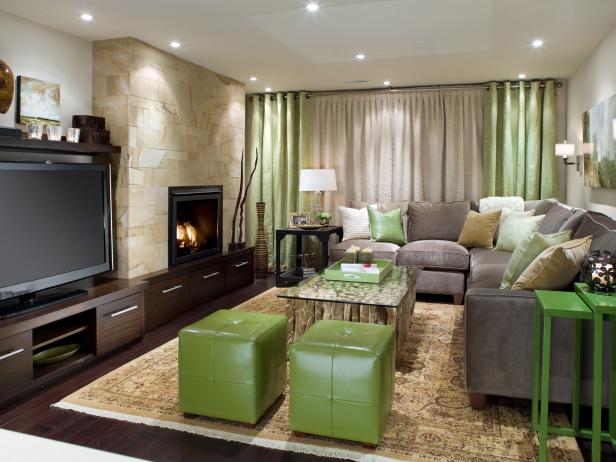 10 Chic Basements by Candice Olson