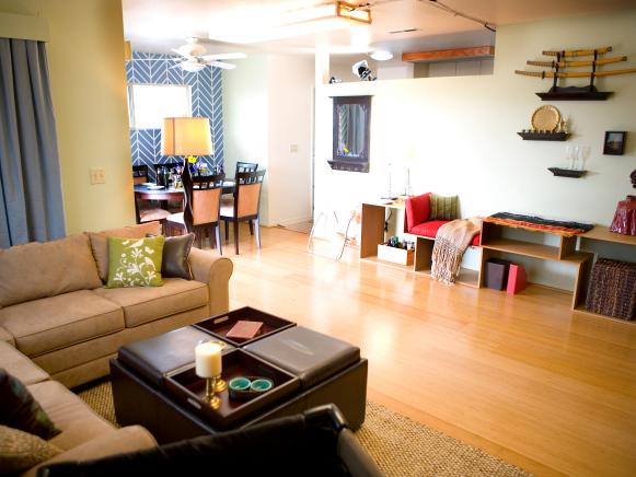 Living Room With Smart Coffee Table Living Room With Smart Coffee Table