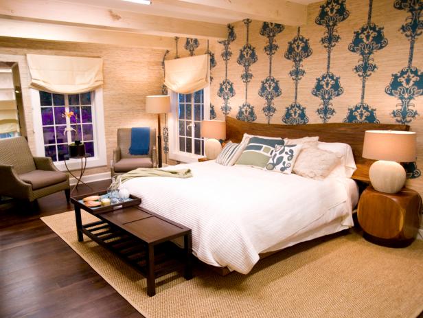 Neutral Bedroom With Textured Walls Neutral Bedroom With Textured Walls