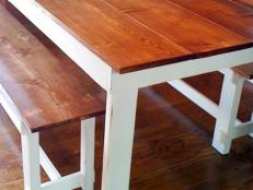 Farmhouse Bench and Table