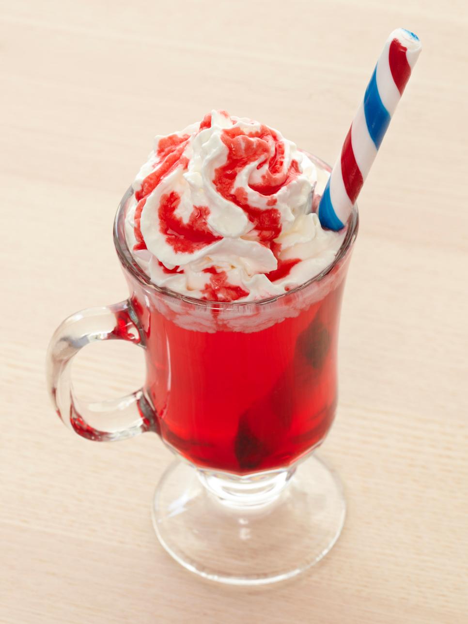 Festive Hot Peppermint Rod Cocktail Holiday: Hot Peppermint Rod