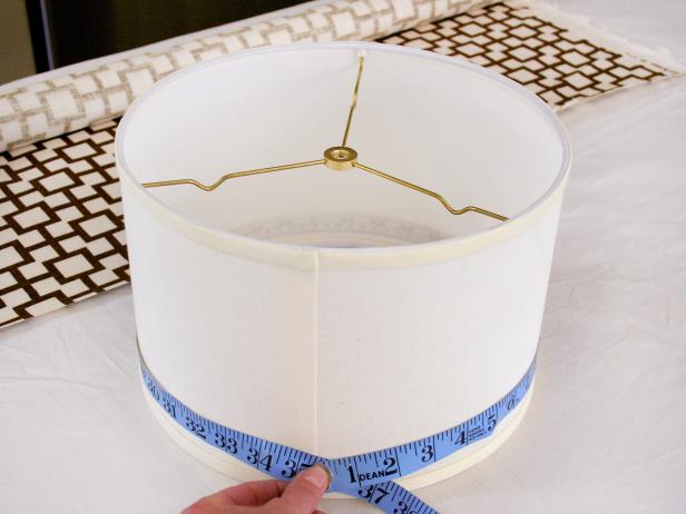 Measure Lampshade Circumference Measure Lampshade Circumference