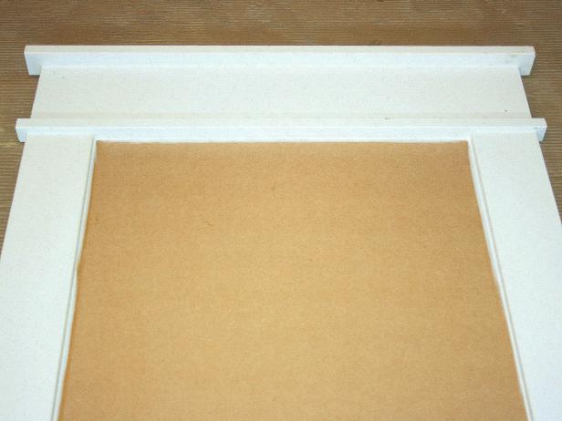 Caulk inside frame