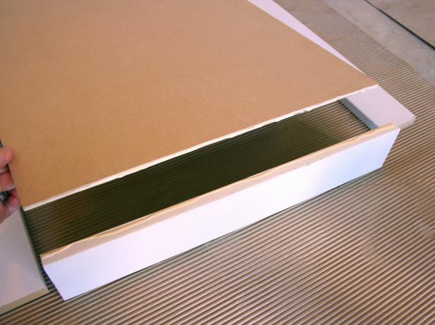 Glue frame