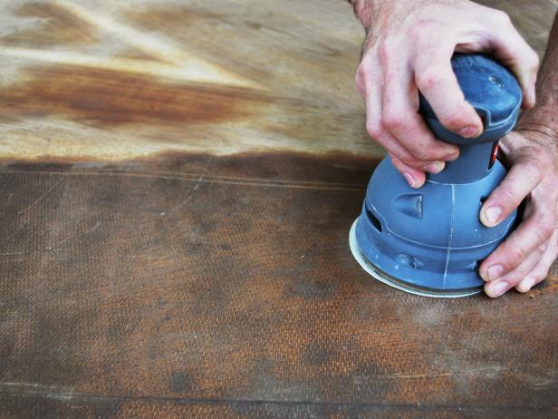 Sanding Wood