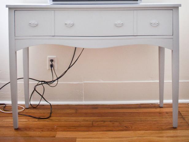 White console before updates.