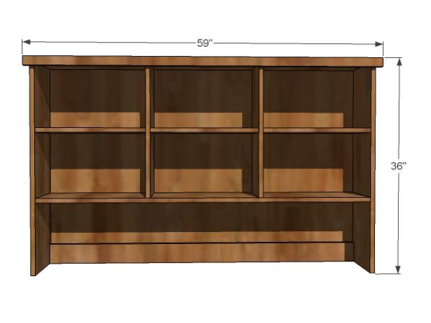 Illustration of a DIY Hutch.