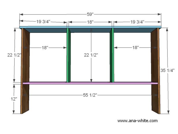 Illustration of the dimensions of