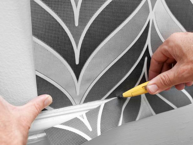 Cut Away Excess Wallpaper Cut Away Excess Wallpaper