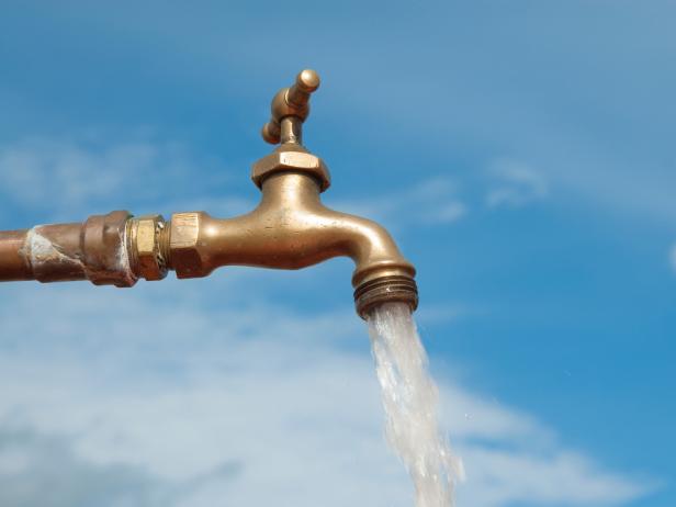 Hose spigot. Hose spigot.