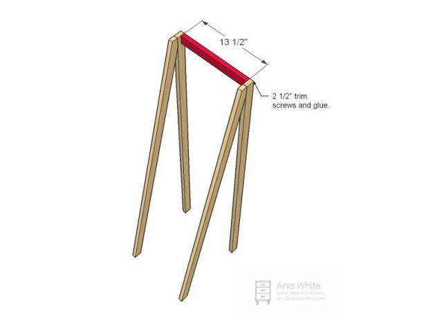 Apply Top Trim to Storage Ladder Apply Top Trim to Storage Ladder