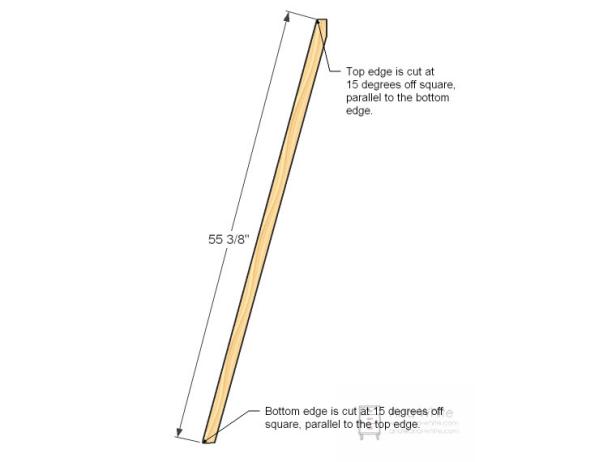 Cut Front Legs of Storage Ladder Cut Front Legs of Storage Ladder