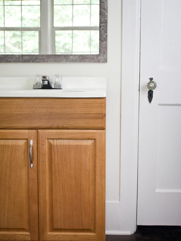 Clean Vanity With Damp Cloth Clean Vanity With Damp Cloth