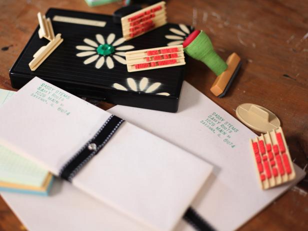 Personalized Stamp Kit and Stationery Personalized Stamp Kit and Stationery