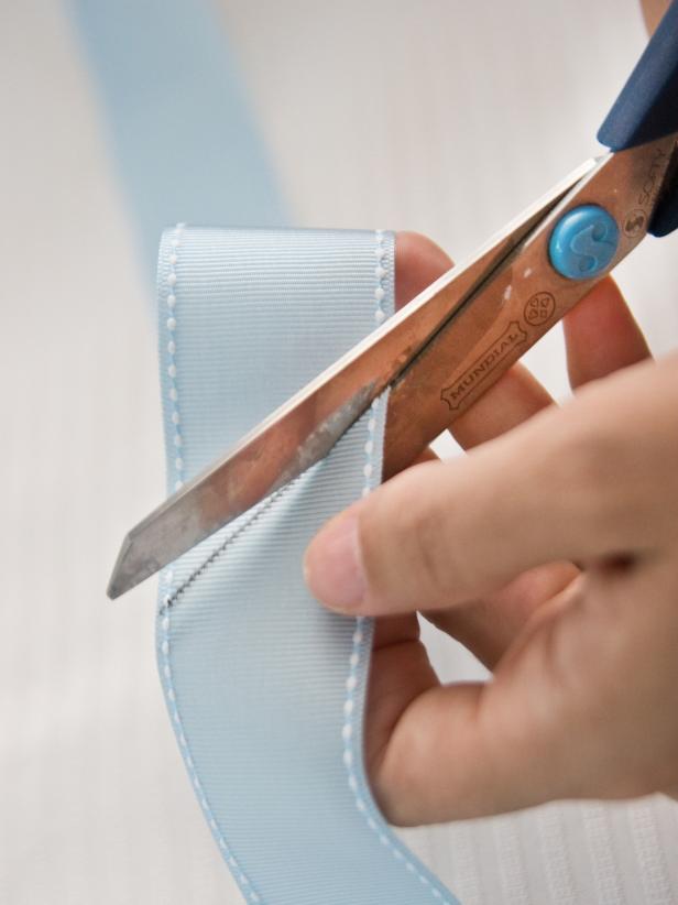 Cut Ribbon for Shower Curtain Embellishment