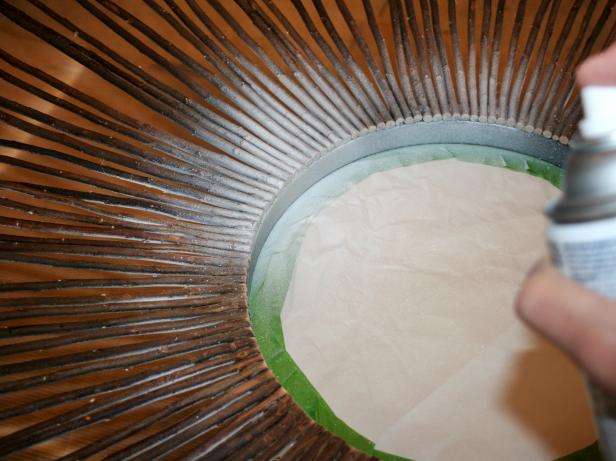 Spray Paint Sunburst Mirror Spray Paint Sunburst Mirror