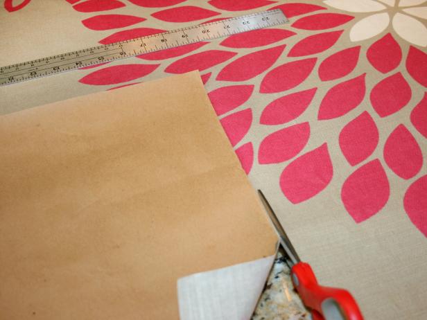 Place Pattern on Fabric and Cut for Easy Sew Pillows Place Pattern on Fabric and Cut for Easy Sew Pillows