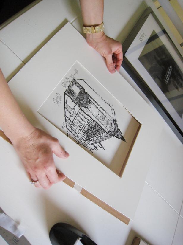 Attach Mat to Artwork Attach Mat to Artwork