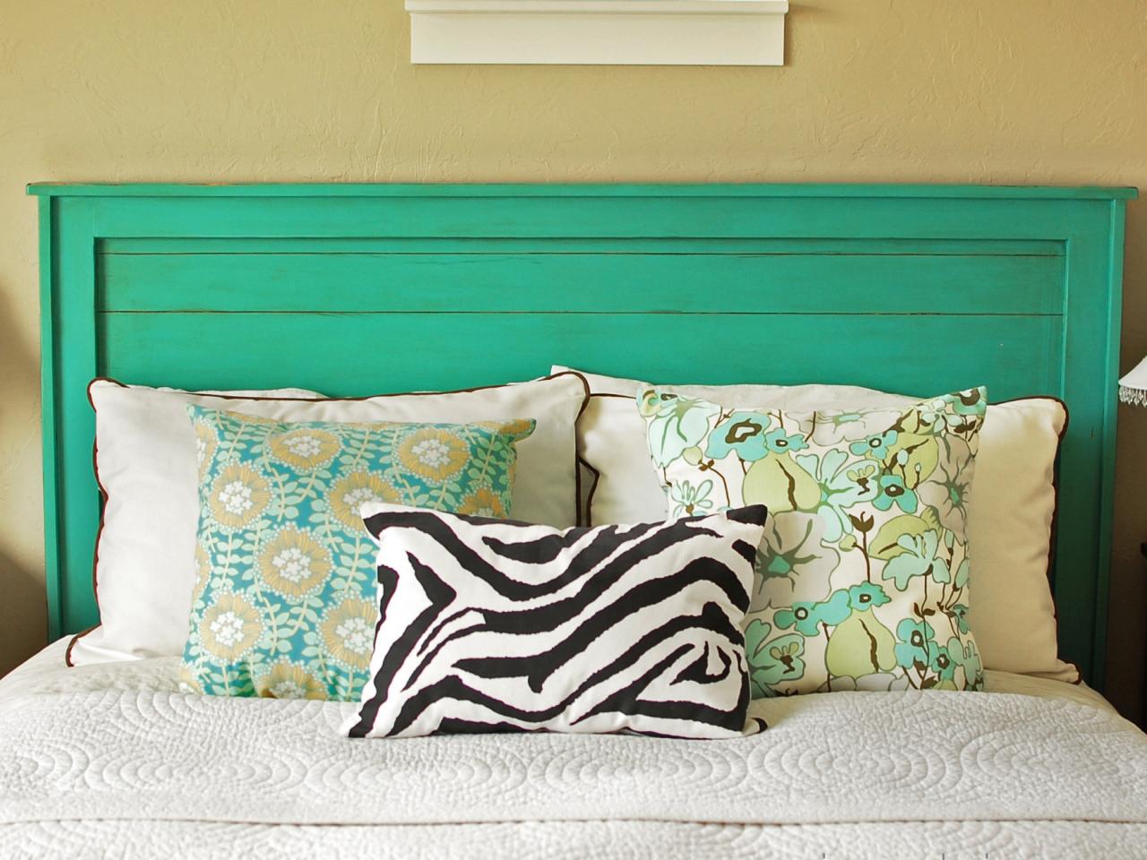 Ideas  Bedroom   HGTV diy & Decorating  Headboards Bedrooms  DIY headboard simple Simple