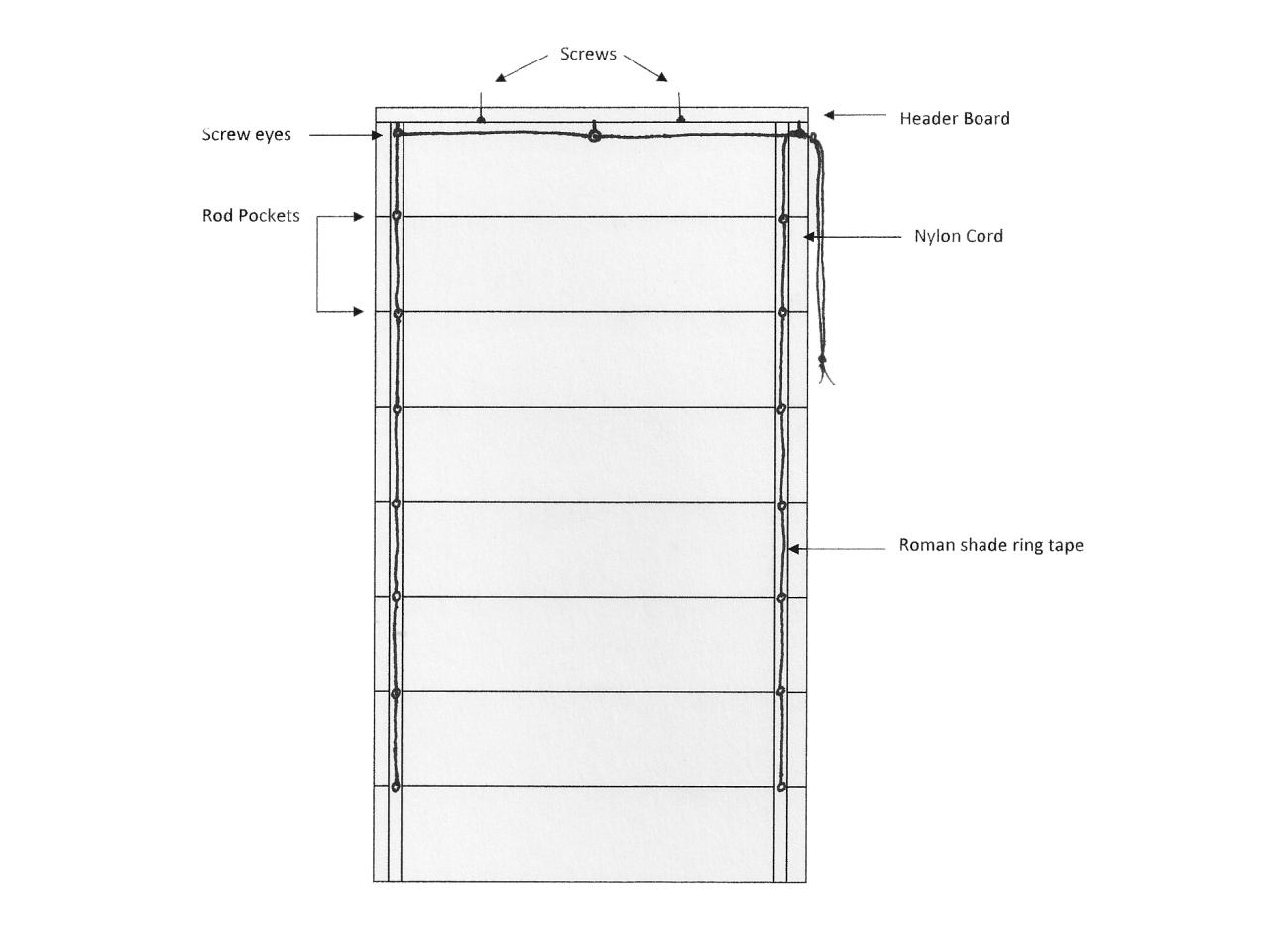 LowSew Roman Shade HGTV
