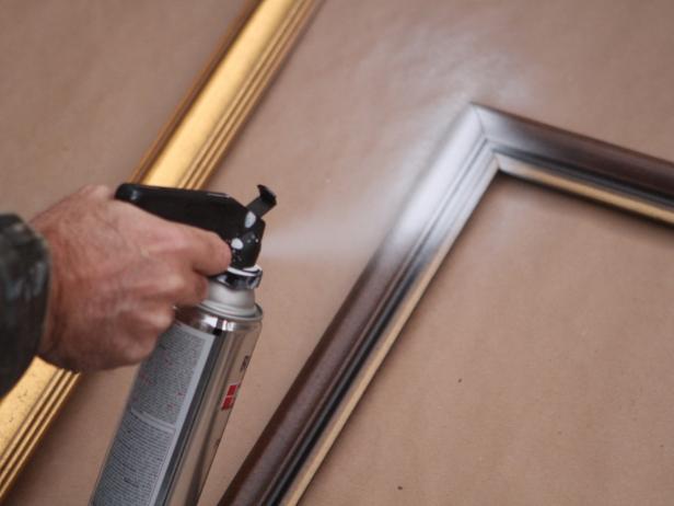 Paint Empty Frames For Wall Grouping