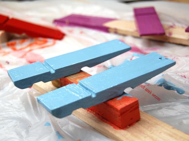 Colorful Clothespins Colorful Clothespins
