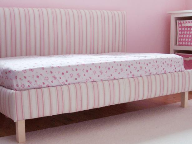 Add Mattress and Bedding for Upholstered Toddler Daybed Add Mattress and Bedding for Upholstered Toddler Daybed