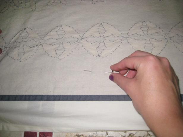 Pin Coverlet and Lining Together Pin Coverlet and Lining Together