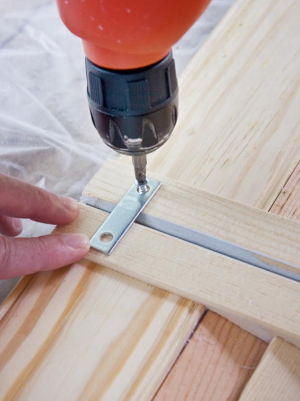 Attach Mending Braces to Shutters Attach Mending Braces to Shutters