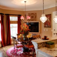 red traditional dining room photos | hgtv red traditional dining room photos | hgtv