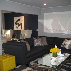 Grey Black And Yellow Living Room black gray and yellow living room - living room design ideas Grey Black And Yellow Living Room black gray and yellow living room - living room design ideas