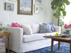 Emily Henderson Eclectic Living Space