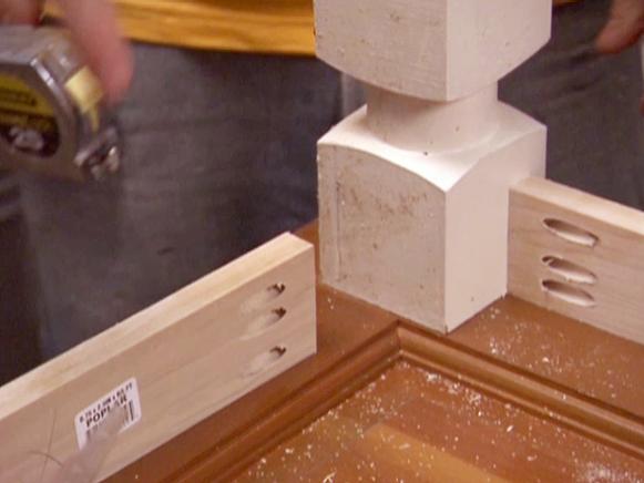 Attaching skirt board to post Attaching skirt board to post