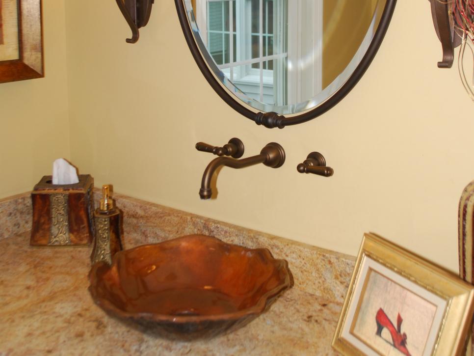 Traditional Bathroom Vanity With Vessel Sink Traditional Bathroom Vanity