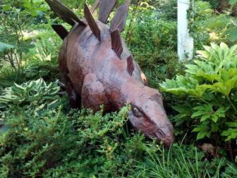 Garden Dwelling Stegosaurus