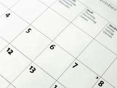 Plan Out Monthly Meal Schedule