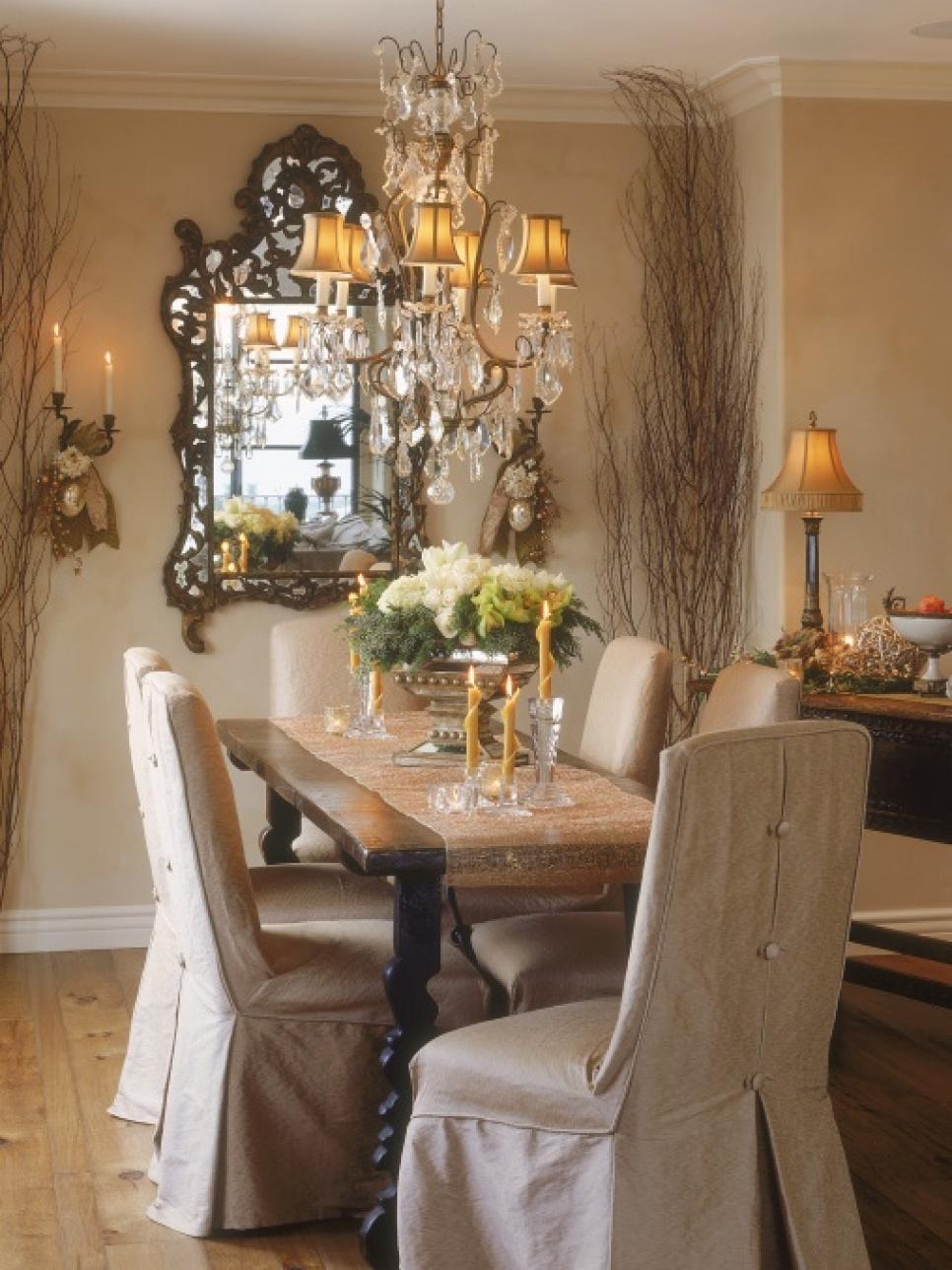 Holiday Decorating Ideas Dining Room Table