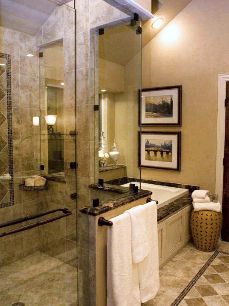 Sophisticated Shower Features
