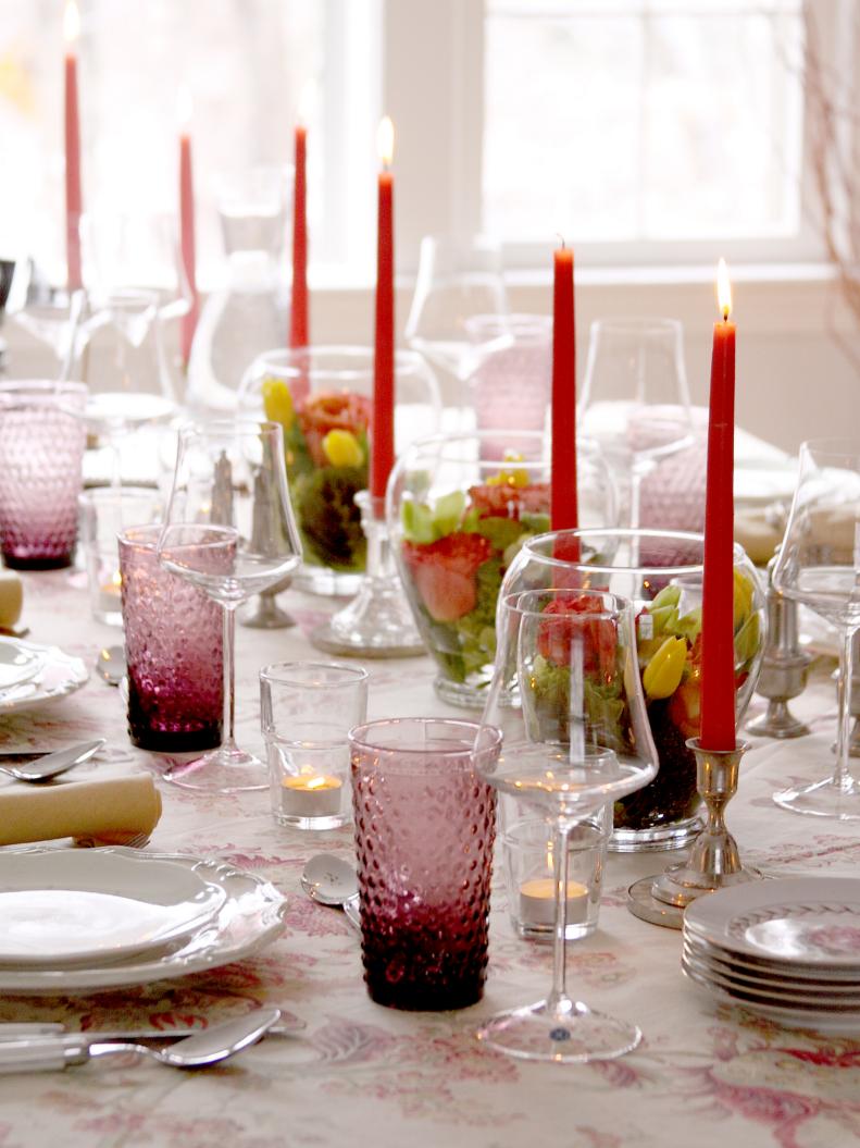 Pink Spring Table Setting