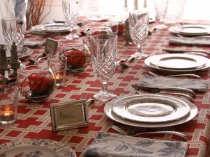 Geometric Shapes in Table Setting