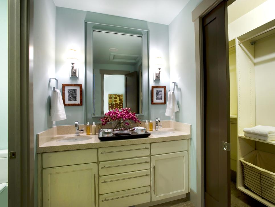 Luxurious Double-Vanity Spa Bathroom