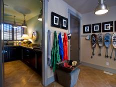 Mudroom With Nearby Laundry Room