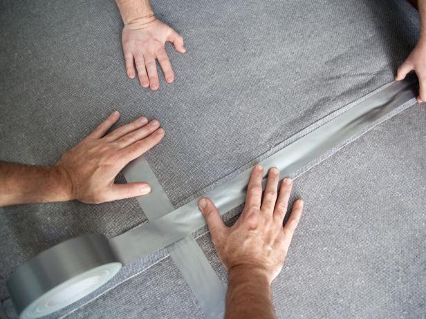 Pressing Down the Tape Pressing Down the Tape