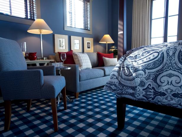 Blue Americana Guest Room Blue Americana Guest Room