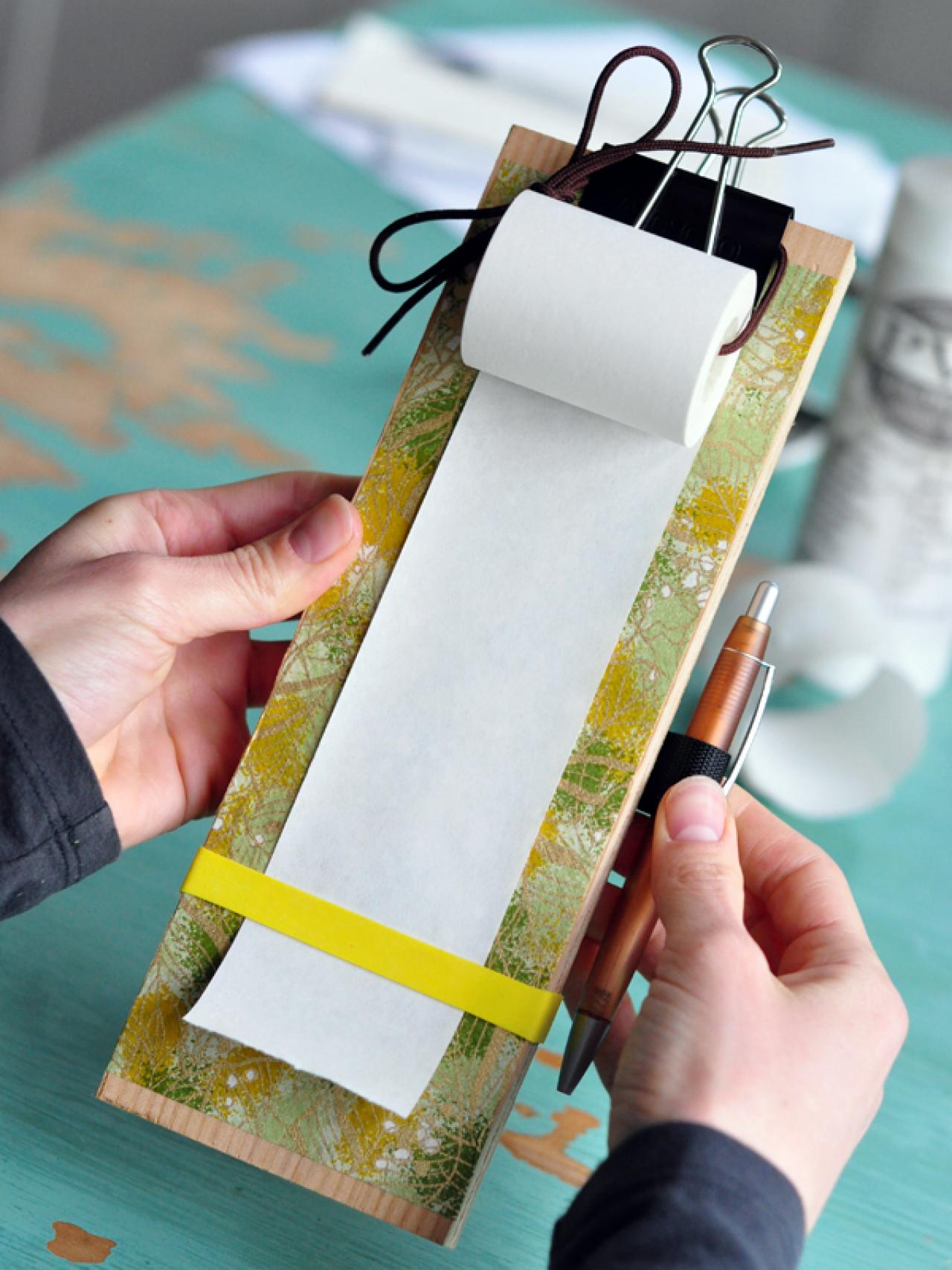 How to Make a Hanging Notepad HGTV