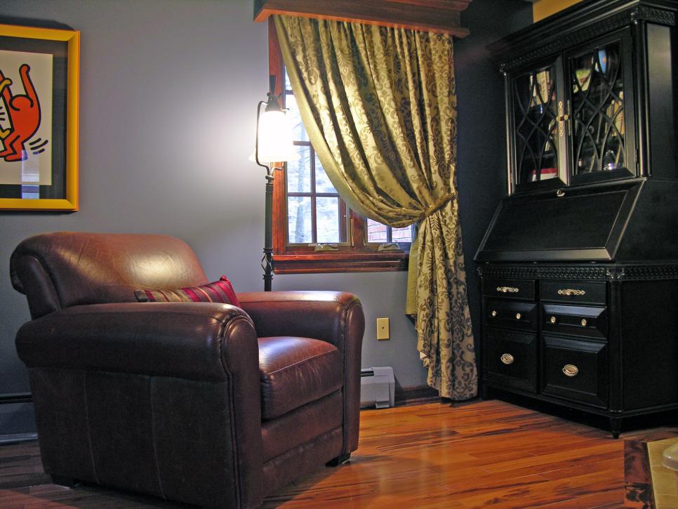 Casual, Transitional Living Room Transitional Living Room With Leather Club Chair