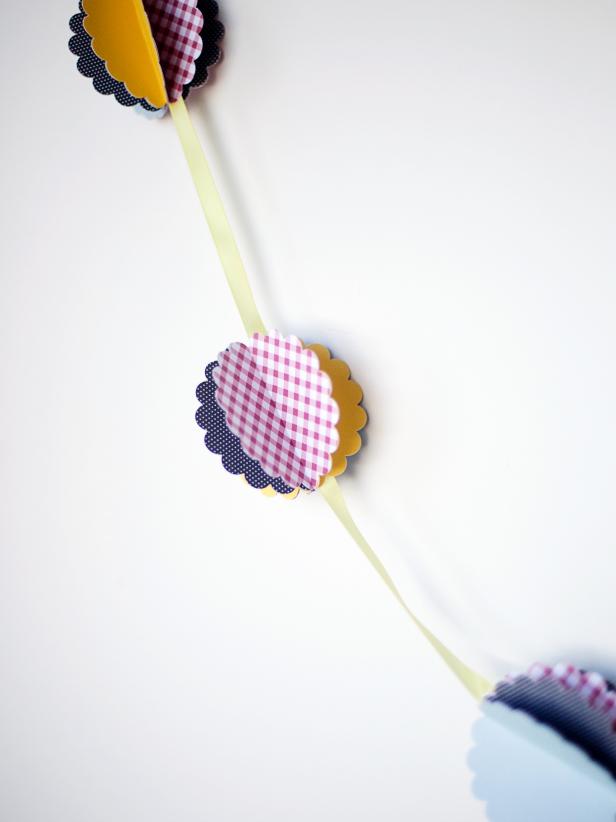 Scrapbook Paper Garland Scrapbook Paper Garland