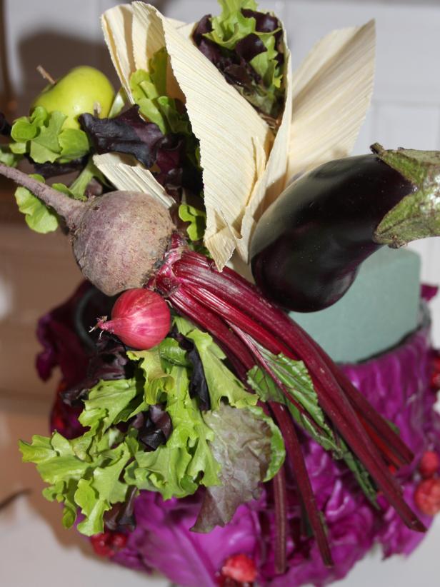 Fresh Fruit and Vegetable Centerpiece Fresh Fruit and Vegetable Centerpiece