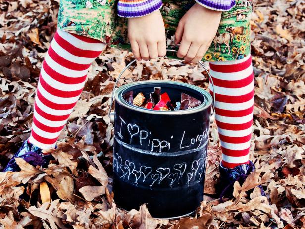 Paint Can Turned Treat Bucket Paint Can Turned Treat Bucket